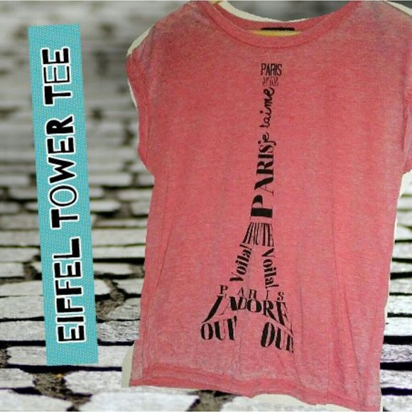 Forever 21 Tops - F21 Plus Eiffel Tower Burnout Tee XL